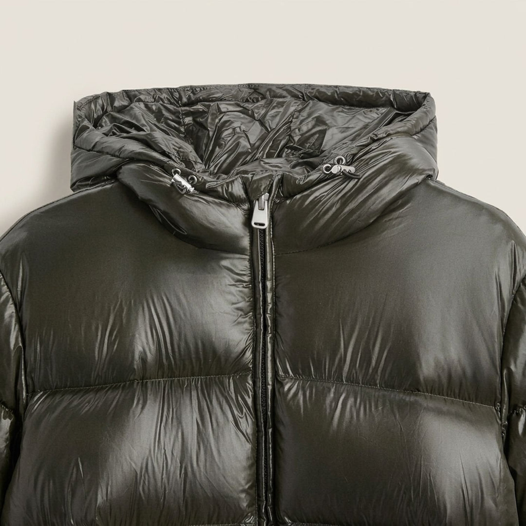Gundrek | Herren Winterjacke Oversized Steppjacke - Olive Green - Image 6