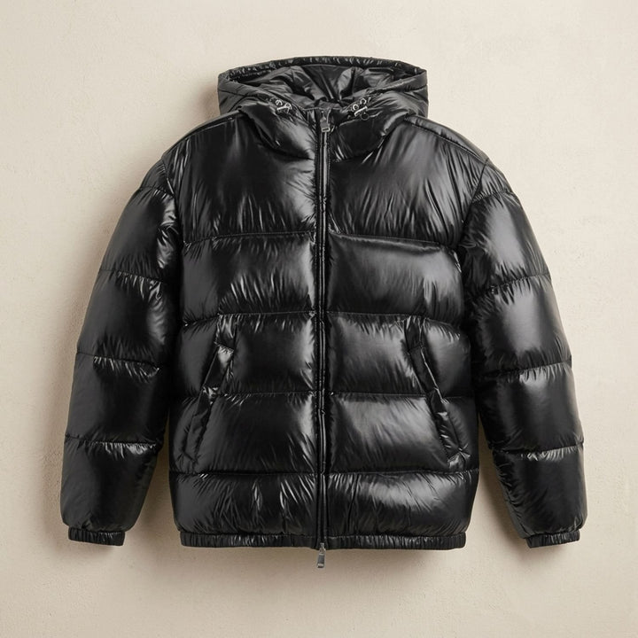Gundrek | Herren Winterjacke Oversized Steppjacke - Olive Green - Image 7