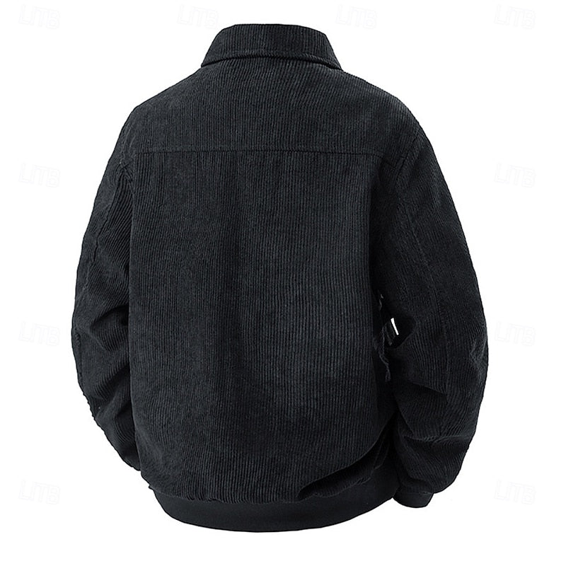 Gundvik | Herren Übergangsjacke Cord Relaxed Fit - Camel - Image 9