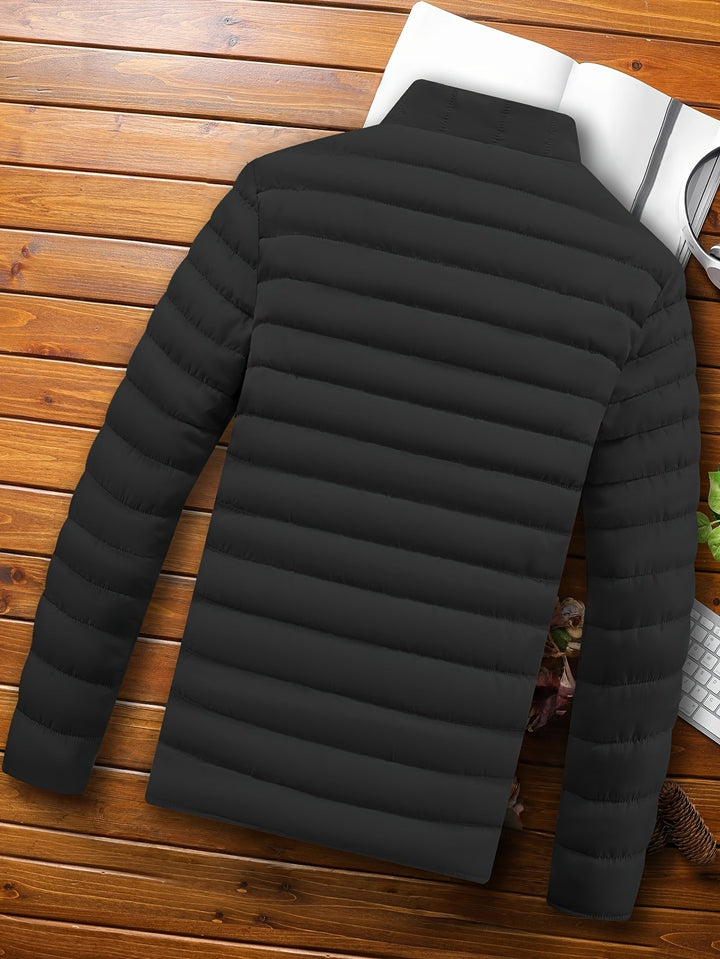 Halvard | Herren Steppjacke Winterjacke - Mustard - Image 13