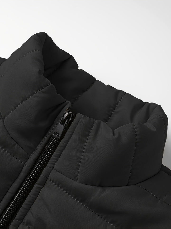 Halvard | Herren Steppjacke Winterjacke - Mustard - Image 14