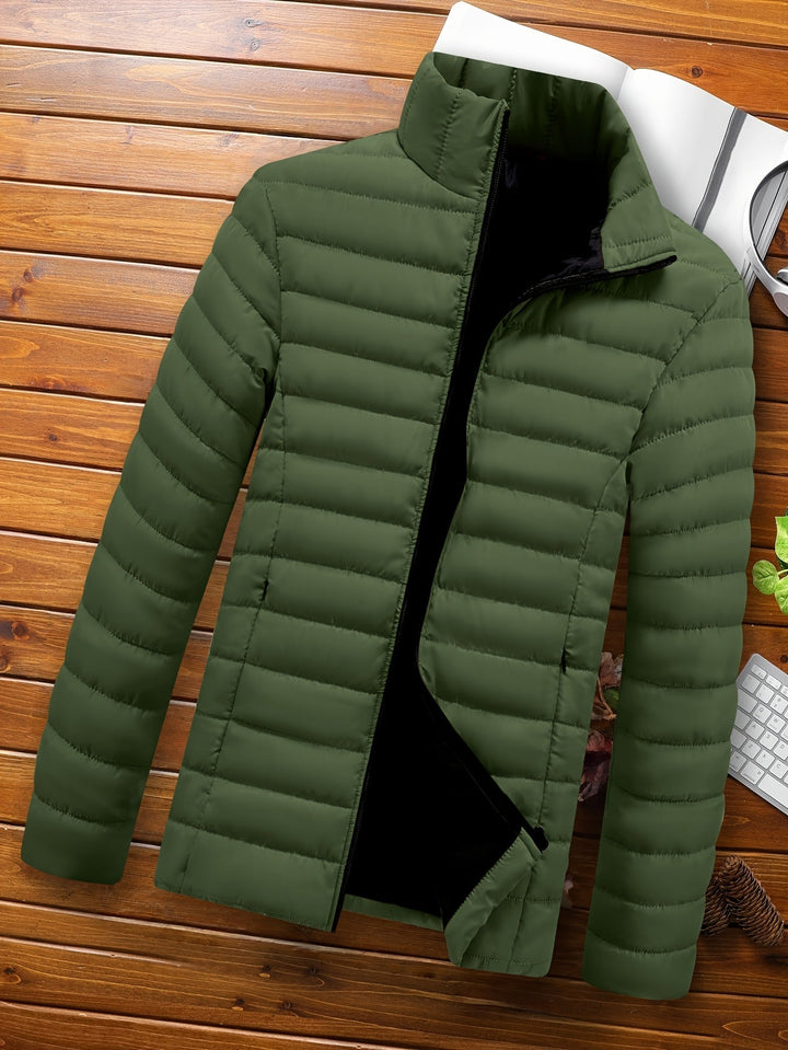 Halvard | Herren Steppjacke Winterjacke - Mustard - Image 22