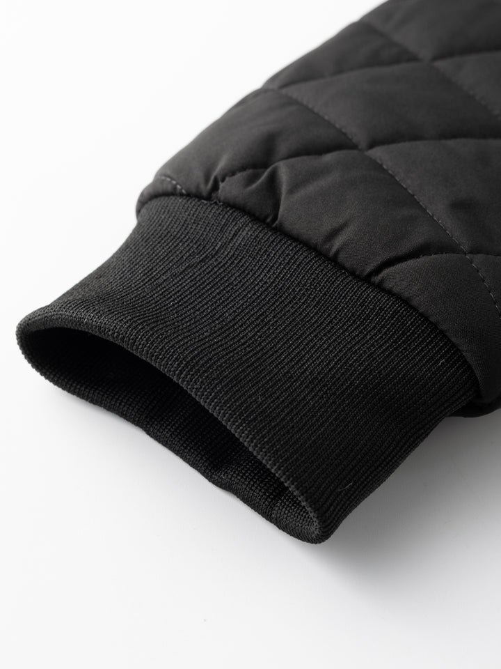 Halvard | Herren Steppjacke Winterjacke mit Fleecefutter - Black - Image 10