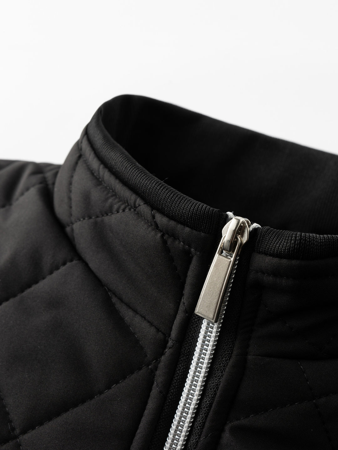 Halvard | Herren Steppjacke Winterjacke mit Fleecefutter - Black - Image 4