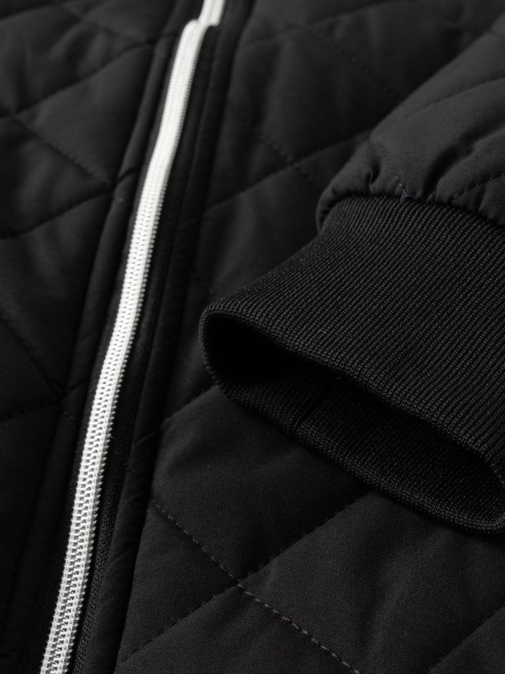 Halvard | Herren Steppjacke Winterjacke mit Fleecefutter - Black - Image 9
