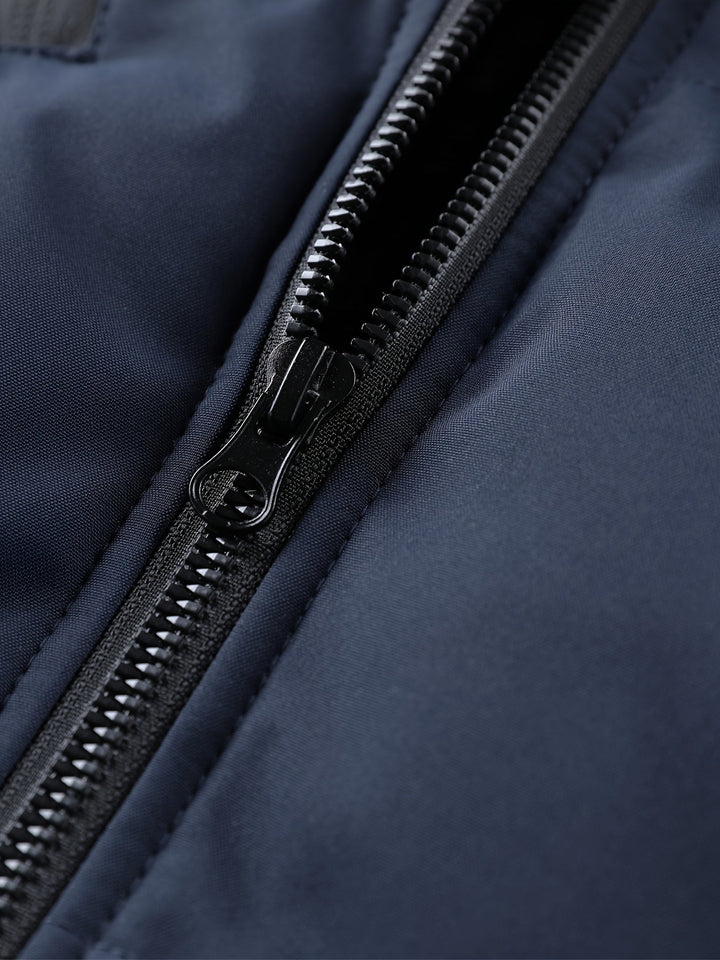 Halvard | Herren Winterjacke Gesteppt mit Kapuze - Black - Image 17