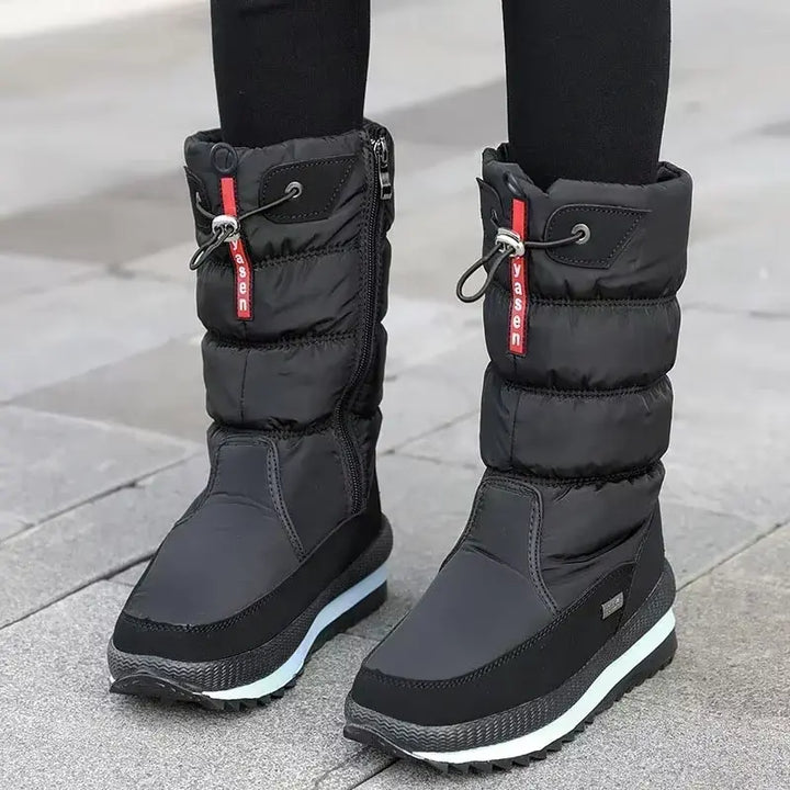 Halvdek | Herren Winterstiefel Wasserdicht Warm - Black - Image 1