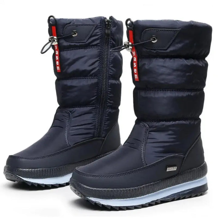 Halvdek | Herren Winterstiefel Wasserdicht Warm - Black - Image 3