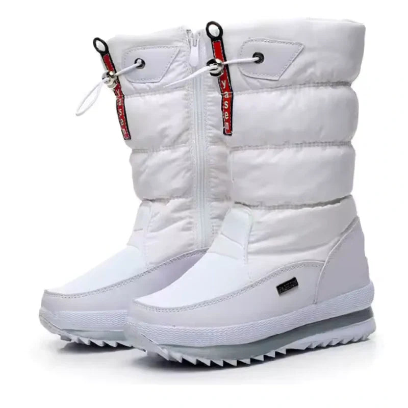 Halvdek | Herren Winterstiefel Wasserdicht Warm - Black - Image 4