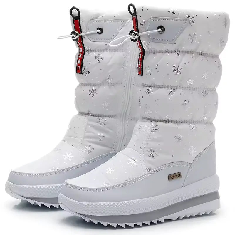 Halvdek | Herren Winterstiefel Wasserdicht Warm - Black - Image 9