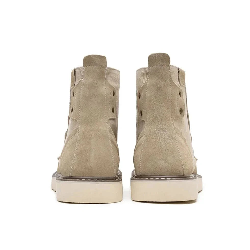 Halvdis | Damen Winterstiefel Schnür-Stiefelette - Beige - Image 3