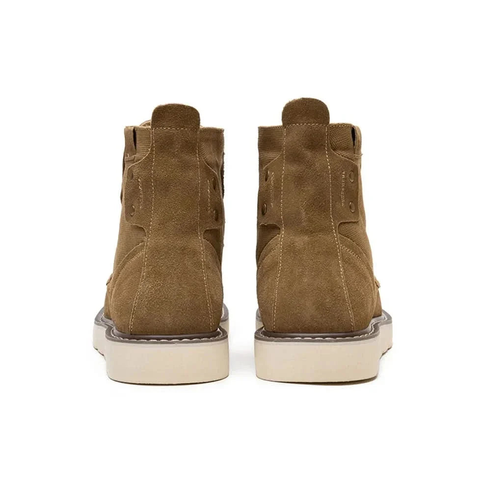 Halvdis | Damen Winterstiefel Schnür-Stiefelette - Beige - Image 6
