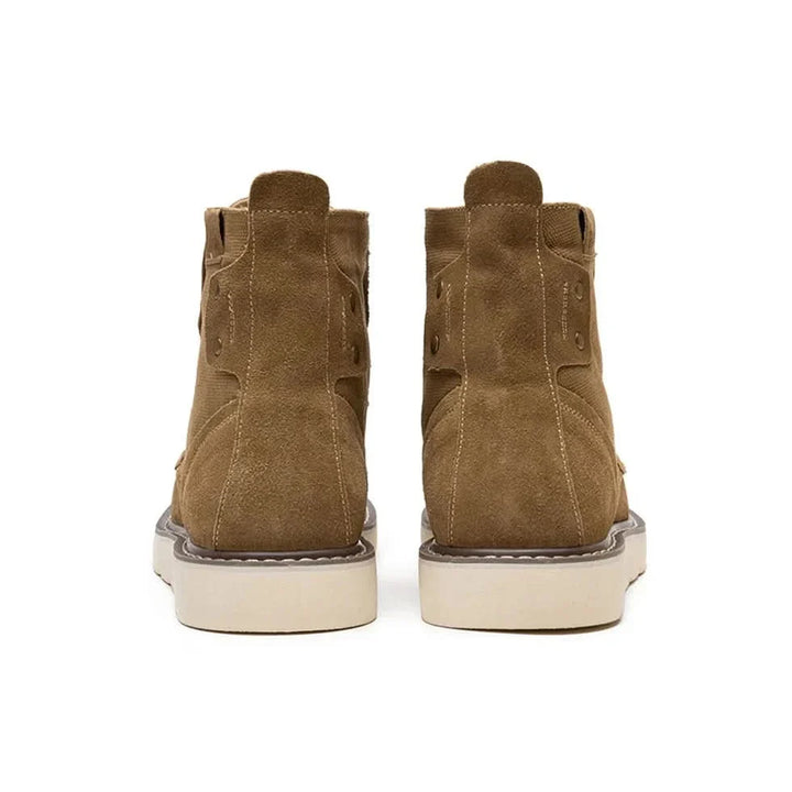 Halvdis | Damen Winterstiefel Schnür-Stiefelette - Beige - Image 6