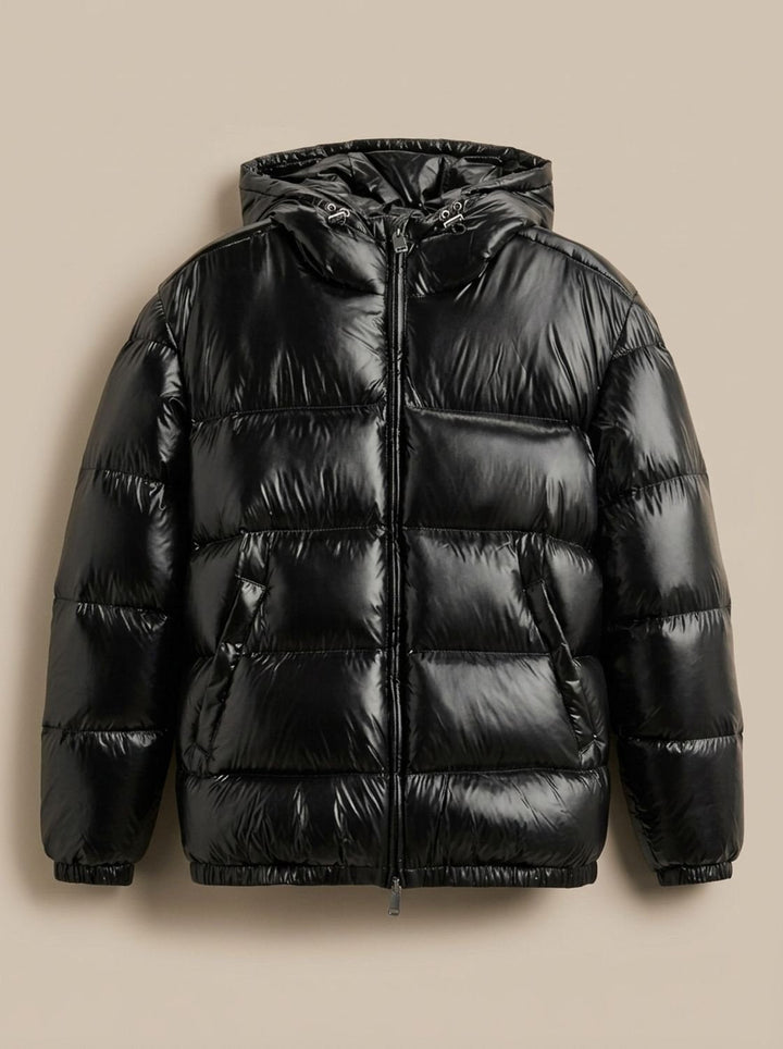 Halvern | Herren Steppjacke Winterjacke mit Kapuze - Olive Green - Image 11