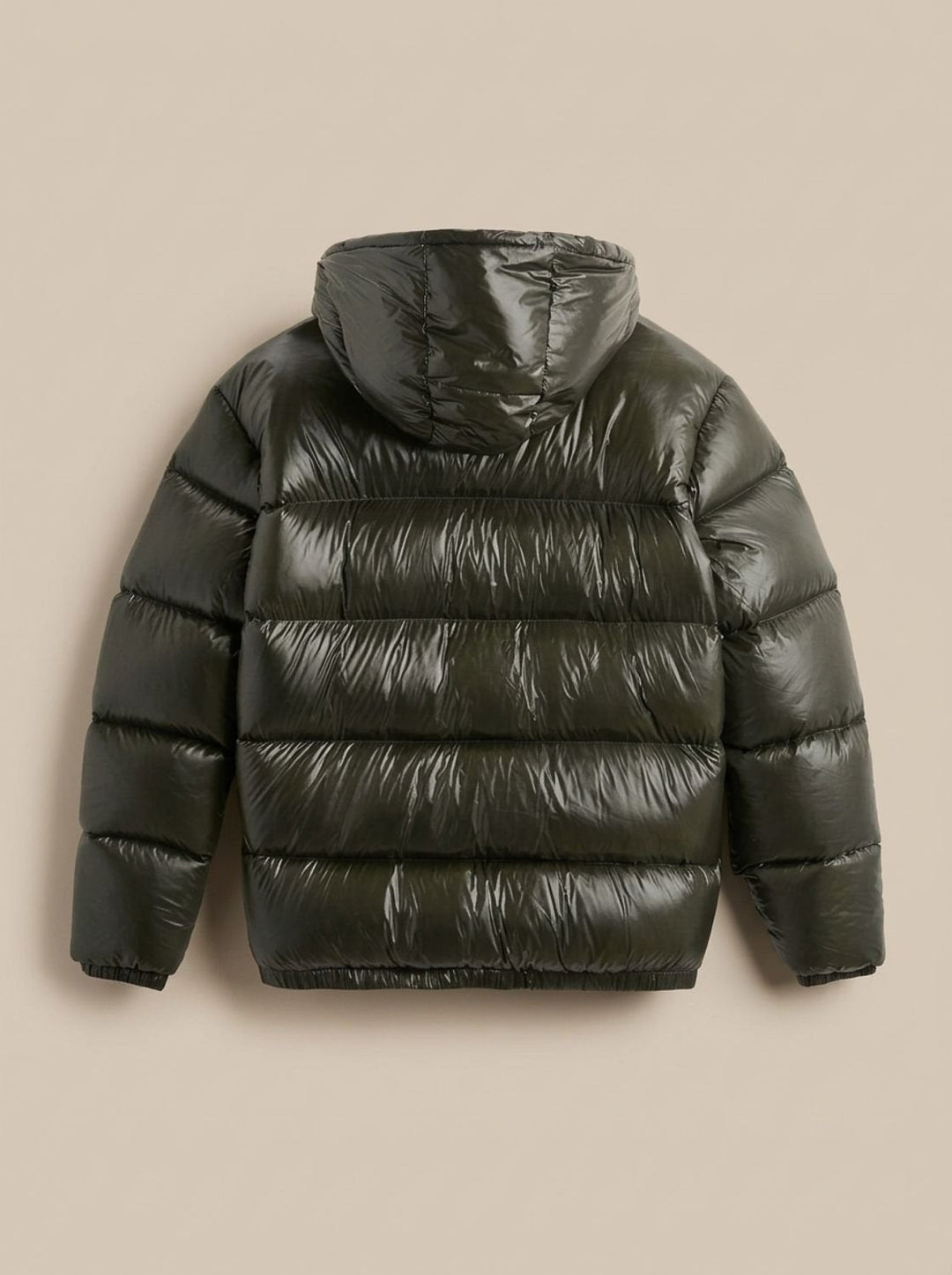 Halvern | Herren Steppjacke Winterjacke mit Kapuze - Olive Green - Image 7