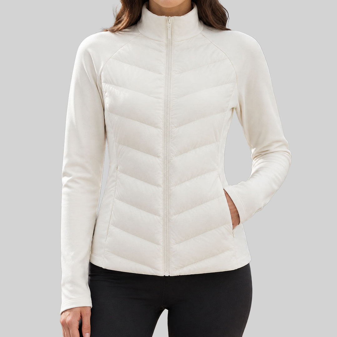 Halvine | Damen Steppjacke Winterjacke mit Stehkragen - Image 1