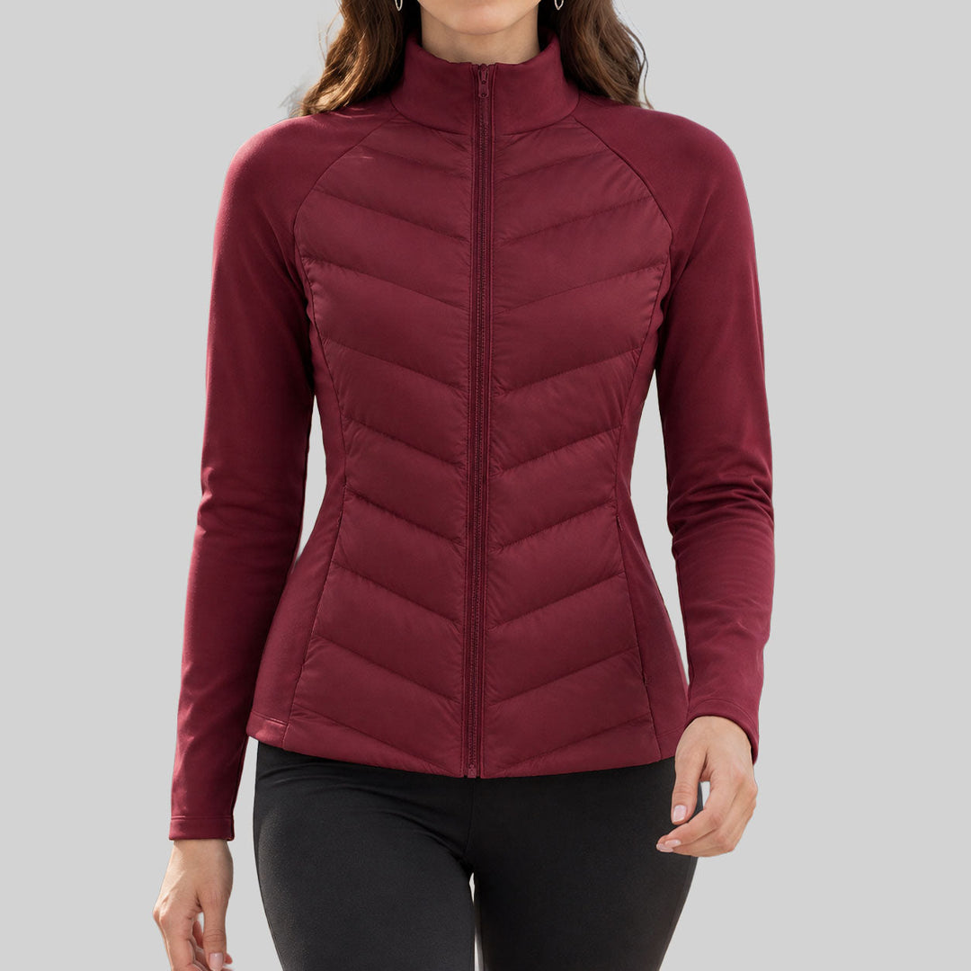Halvine | Damen Steppjacke Winterjacke mit Stehkragen - Image 4