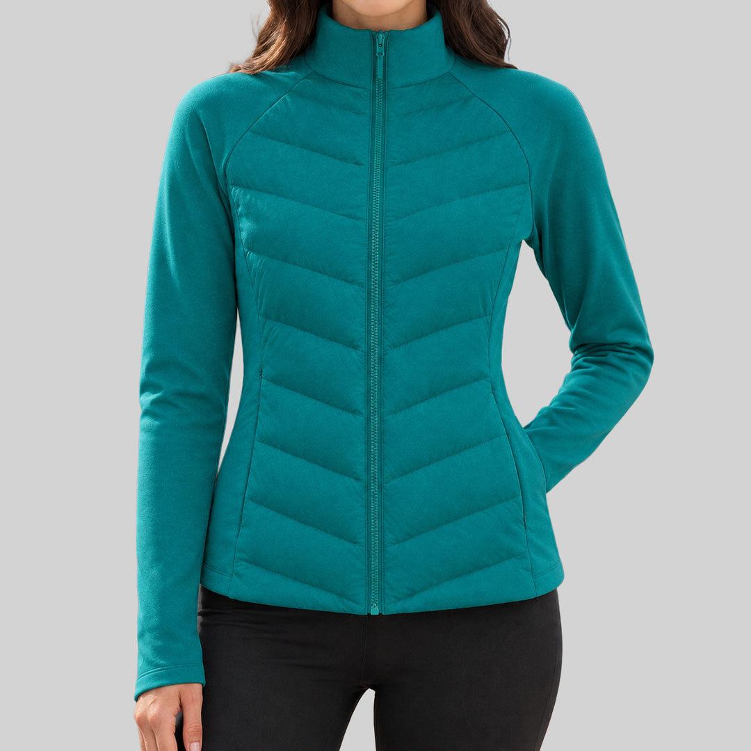 Halvine | Damen Steppjacke Winterjacke mit Stehkragen - Image 5