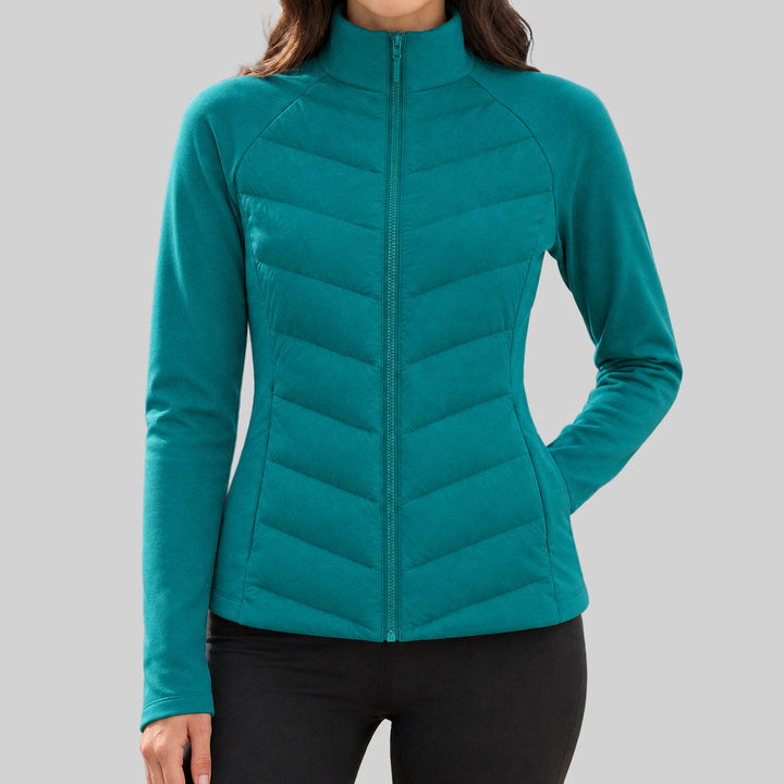 Halvine | Damen Steppjacke Winterjacke mit Stehkragen - Image 5