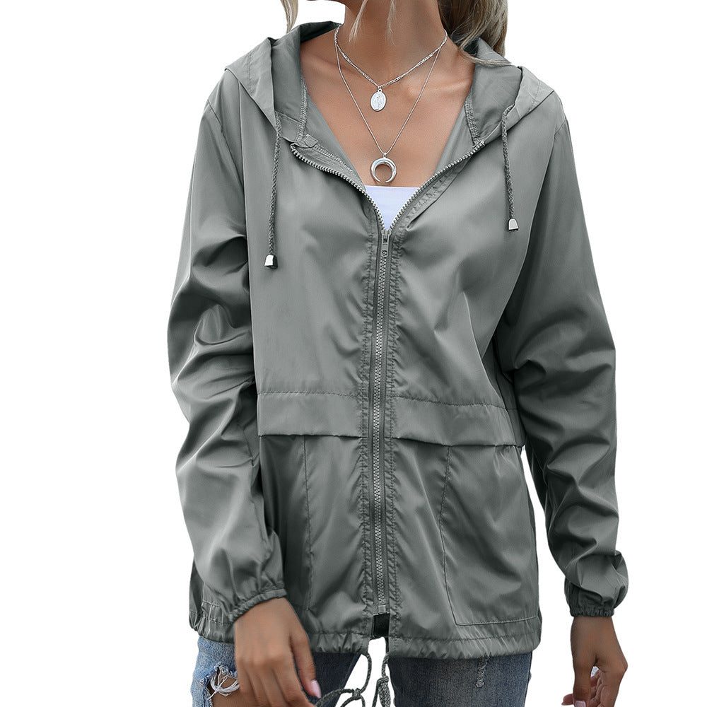 Halvona | Damen Regenjacke mit Kapuze - Image 5