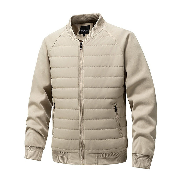 Halvorn | Herren Übergangsjacke Steppjacke Bomberjacke - Beige - Image 1