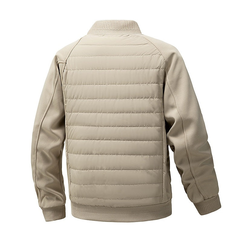Halvorn | Herren Übergangsjacke Steppjacke Bomberjacke - Beige - Image 2