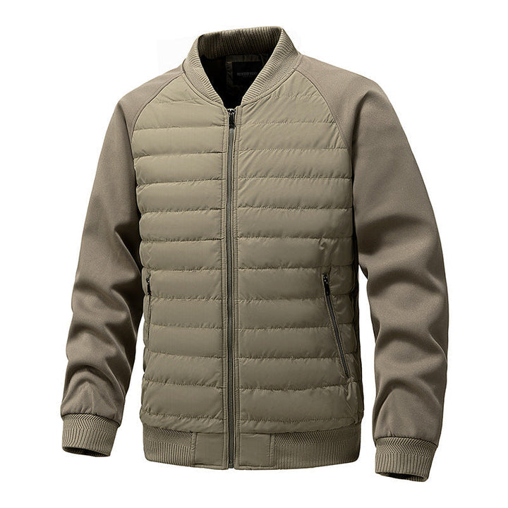 Halvorn | Herren Übergangsjacke Steppjacke Bomberjacke - Beige - Image 6