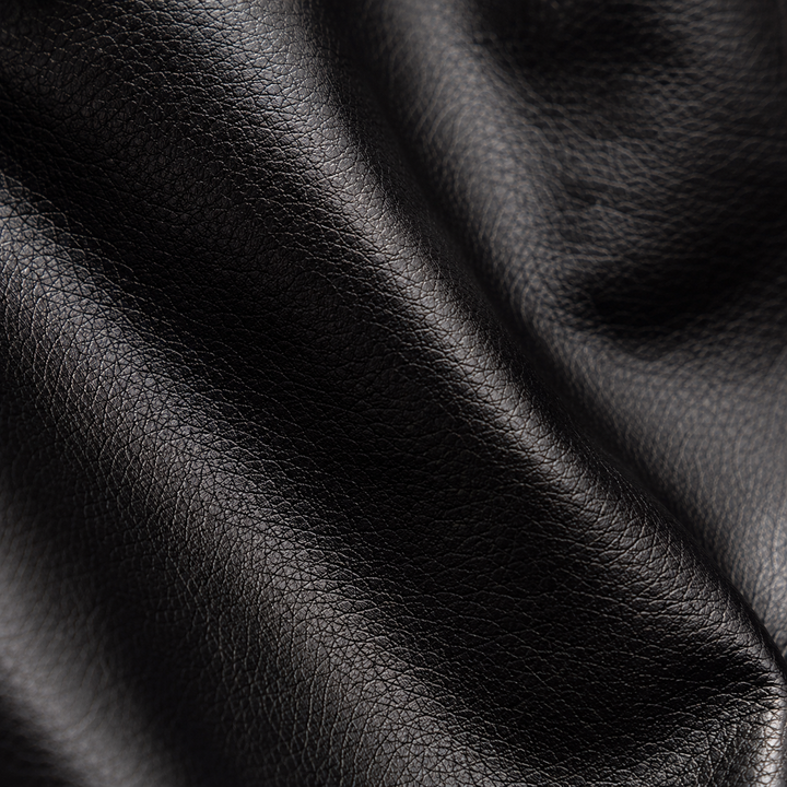 Halvorn | Herren Lederjacke mit Fellkragen Winterjacke - Black - Image 5