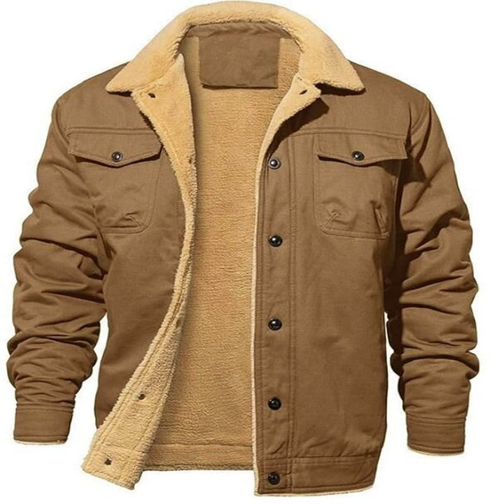 Halvorn | Herren Teddyjacke Sherpa-gefüttert - Black - Image 10
