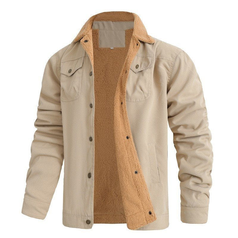 Halvorn | Herren Teddyjacke Sherpa-gefüttert - Black - Image 12