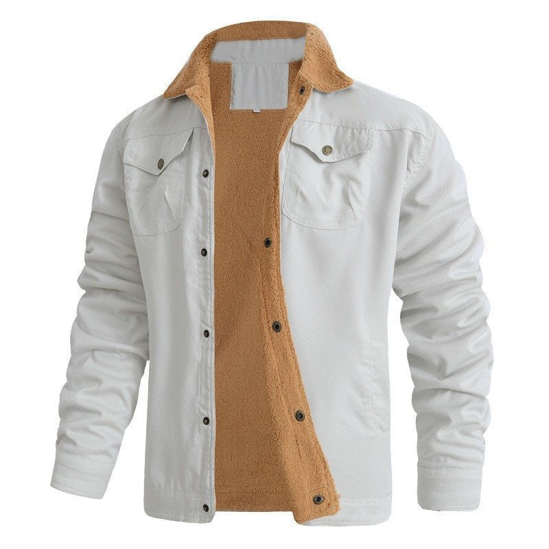 Halvorn | Herren Teddyjacke Sherpa-gefüttert - Black - Image 8