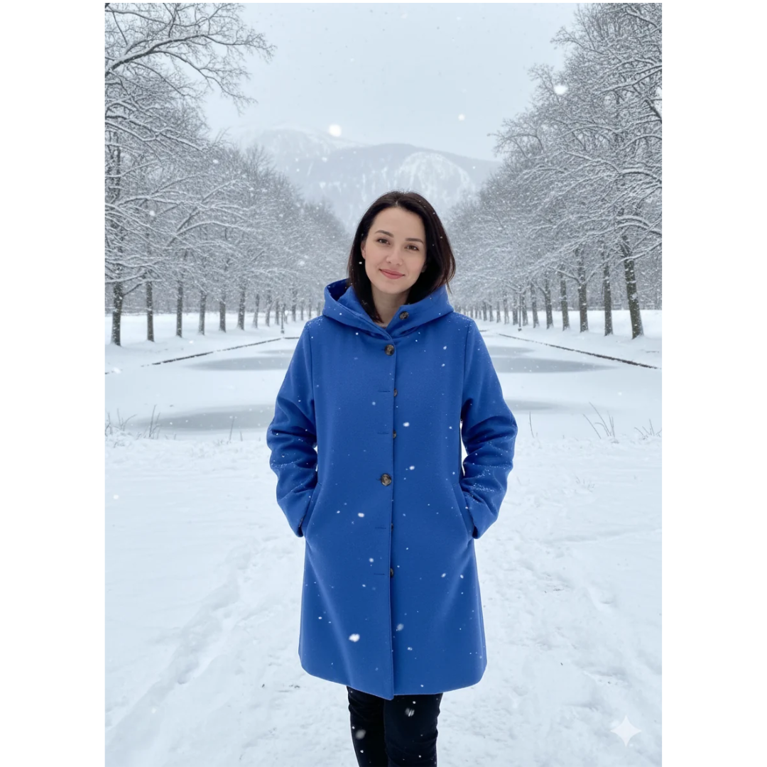 Halvorna | Damen Winterjacke Lang mit Kapuze - Image 2