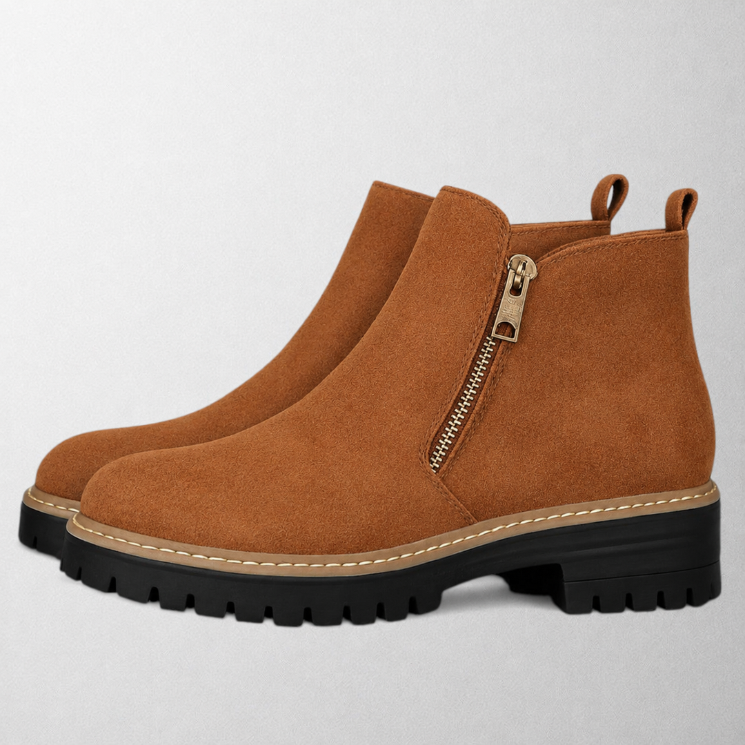 Halvorne | Damen Stiefeletten mit Blockabsatz - Black - Image 8