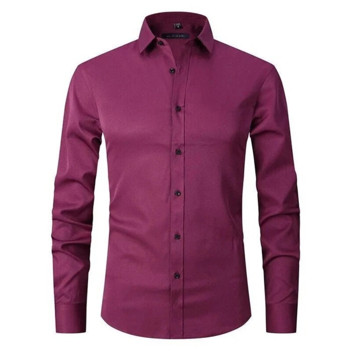 Halvrek | Herren Langarmhemd Slim Fit - Image 10