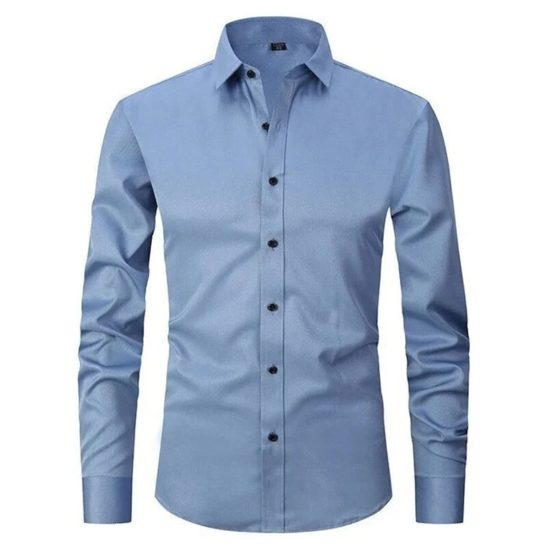 Halvrek | Herren Langarmhemd Slim Fit - Image 3