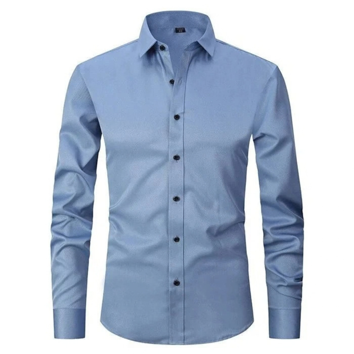 Halvrek | Herren Langarmhemd Slim Fit - Image 3