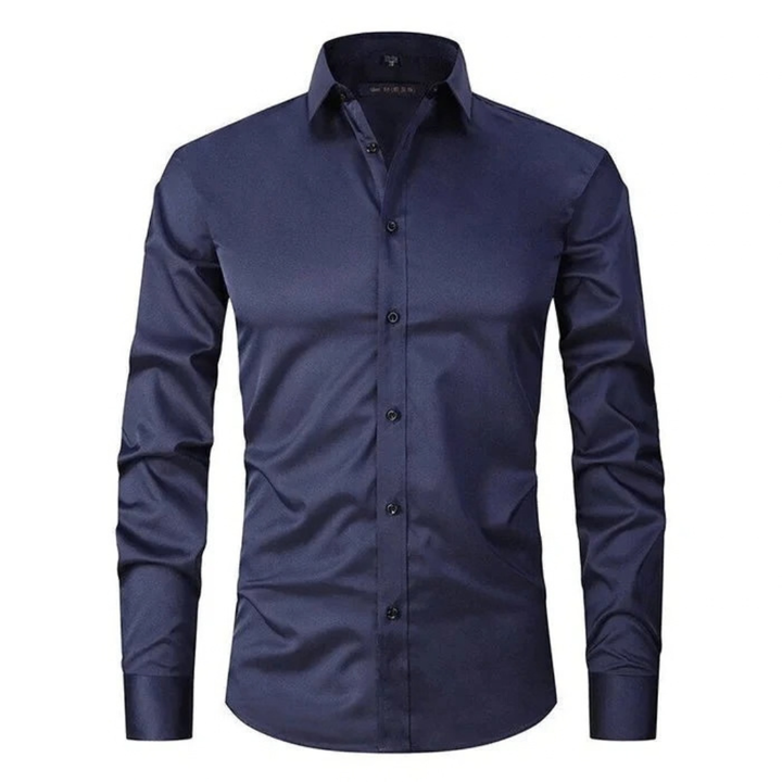 Halvrek | Herren Langarmhemd Slim Fit - Image 4