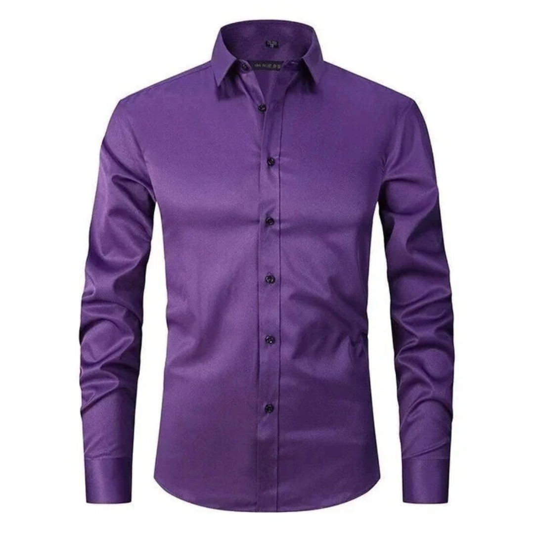 Halvrek | Herren Langarmhemd Slim Fit - Image 5