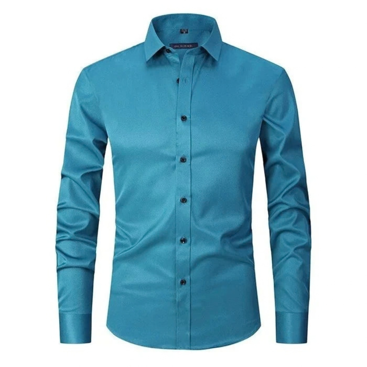 Halvrek | Herren Langarmhemd Slim Fit - Image 6