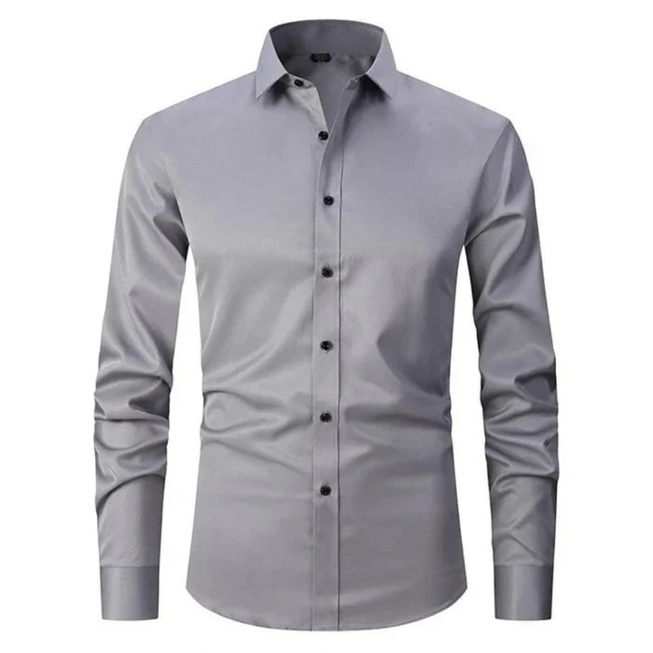 Halvrek | Herren Langarmhemd Slim Fit - Image 9