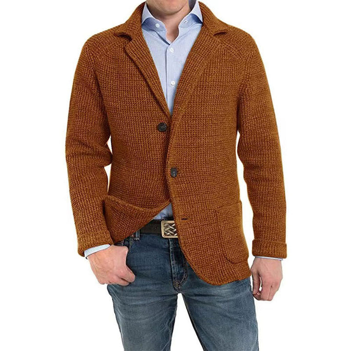 Halvrek | Herren Strickblazer Sakko Strukturstrick - Image 6