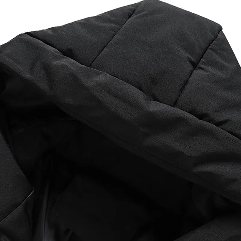 Halvrek | Herren Winterjacke Gesteppt mit Kapuze - Dark Grey - Image 5