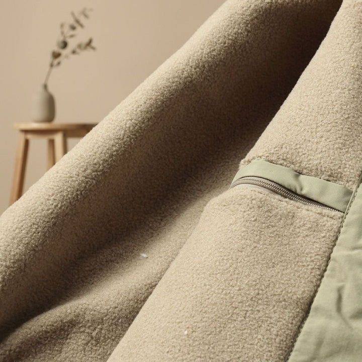 Halvrek | Herren Winterjacke Outdoor mit Kapuze - Khaki - Image 3