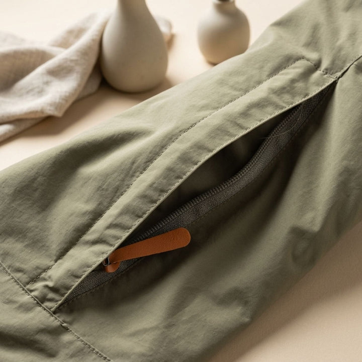 Halvrek | Herren Winterjacke Outdoor mit Kapuze - Khaki - Image 4