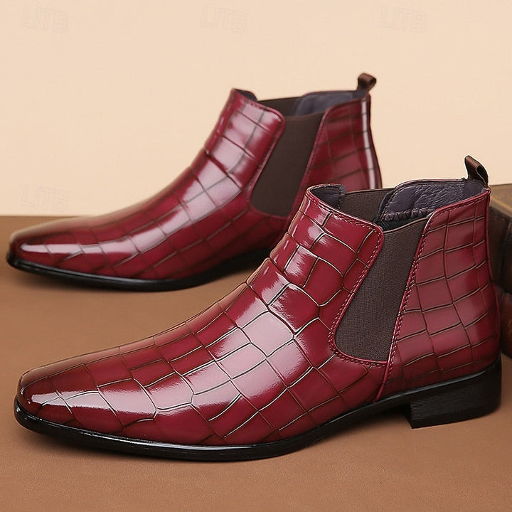 Halvrik | Herren Stiefeletten Chelsea-Boot - Camel - Image 10