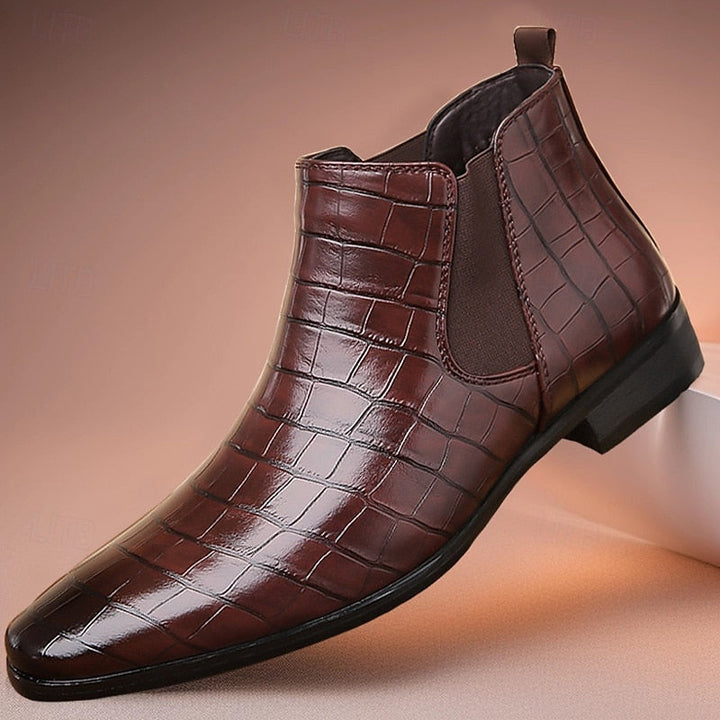 Halvrik | Herren Stiefeletten Chelsea-Boot - Camel - Image 12