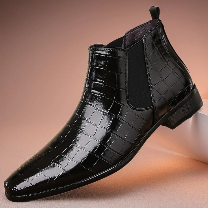 Halvrik | Herren Stiefeletten Chelsea-Boot - Camel - Image 13