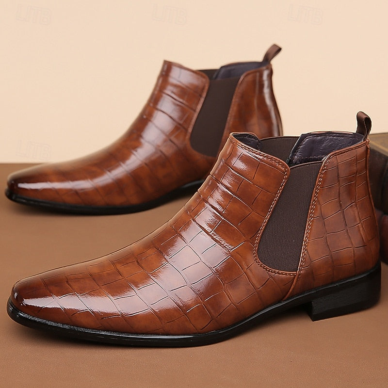 Halvrik | Herren Stiefeletten Chelsea-Boot - Camel - Image 7