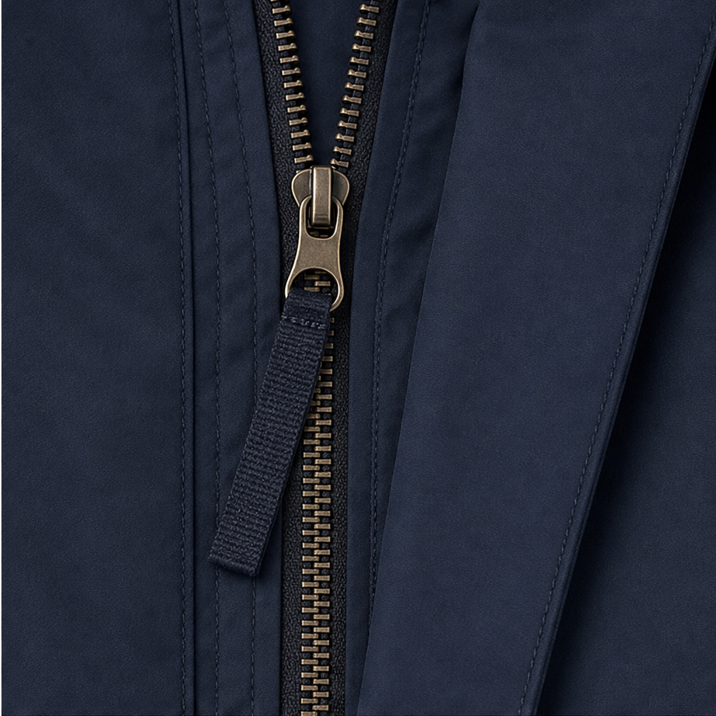 Ingvara | Damen Regenjacke mit Kapuze Tailliert - Navy - Image 9
