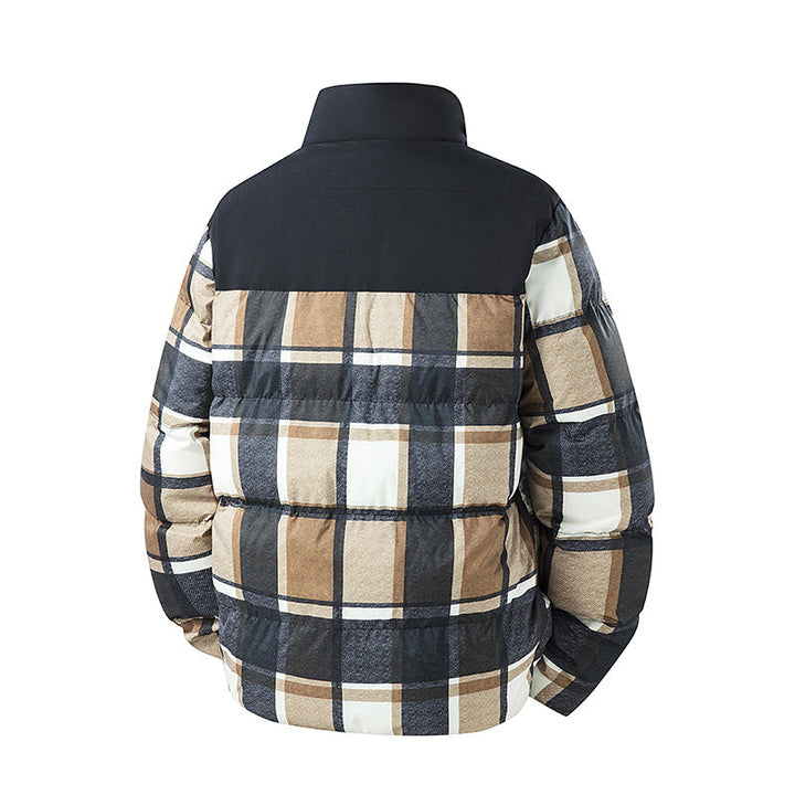 Klaas | Herren Karierte Winterjacke Gesteppt - Image 2